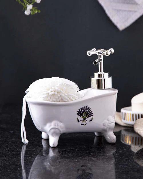 Lavender Bath Tub Soap Dispenser