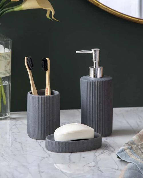 Parallel Beauty 3-Piece Bath Set - Black