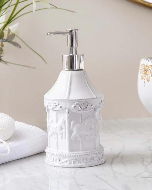 Swing Horse Soap Dispenser - White