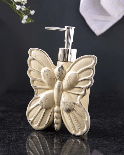 The Butterfly Hand Soap Dispenser - Beige