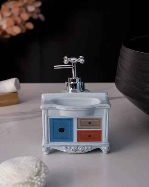 Vanity Cabinet Soap Dispenser - Blue