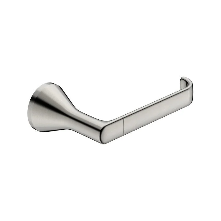 Toilet Paper Holder Aspirations Spring Bar Brushed Nickel Metal Wall Mount 7 Inch