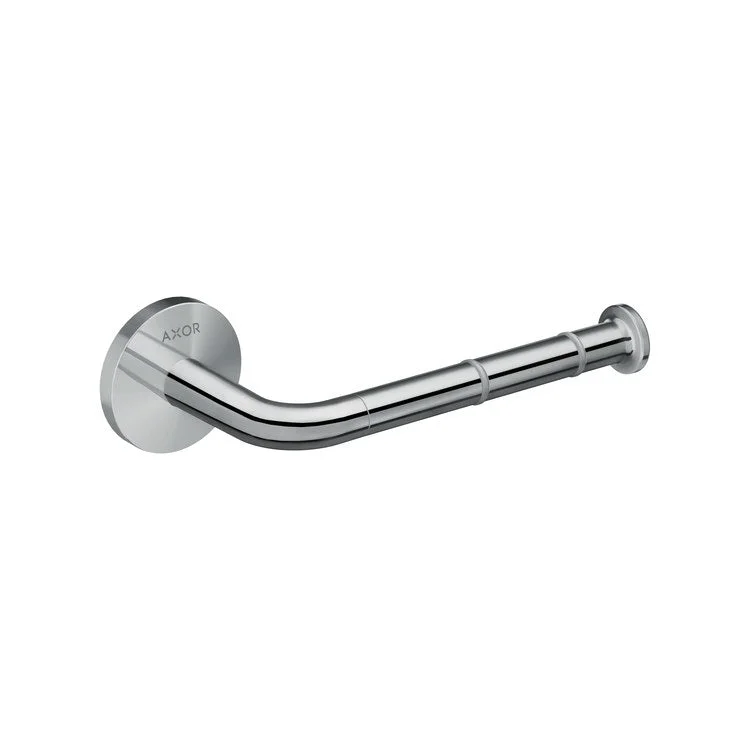 Toilet Paper Holder Universal Circular Single Open Chrome Metal 5-7/8 Inch 3-1/4 Inch Wall Mount