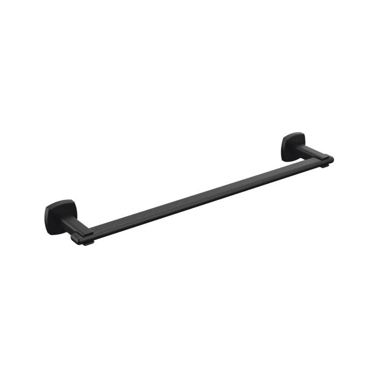 Towel Bar Allaria 18 Inch Single Matte Black Zinc 3-1/2 Inch