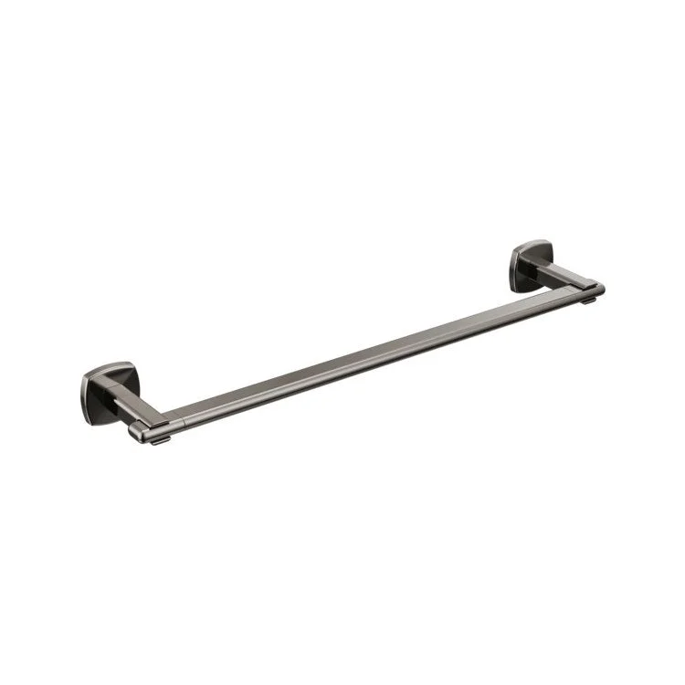 Towel Bar Allaria 18 Inch Single Brilliance Black Onyx Zinc 3-1/2 Inch