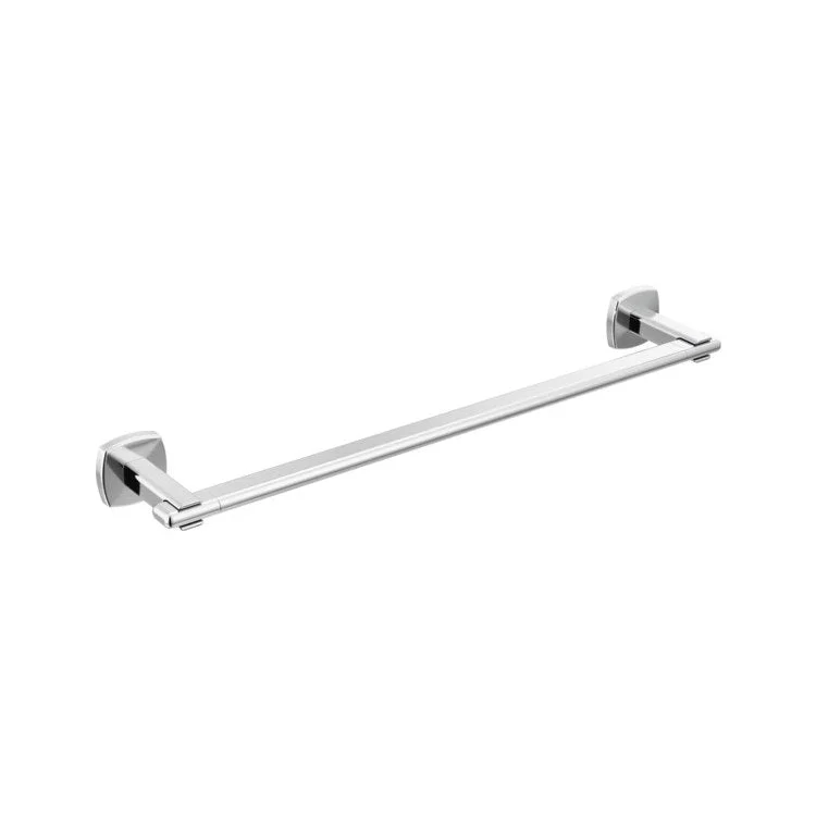 Towel Bar Allaria 18 Inch Single Chrome Zinc 3-1/2 Inch