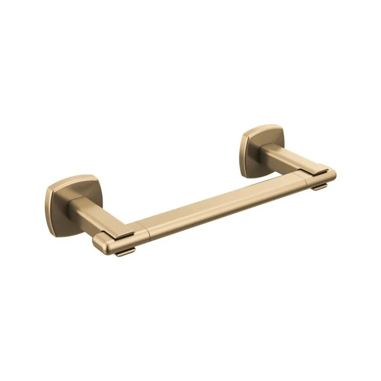 Towel Bar Allaria 8 Inch Single Brilliance Luxe Gold Zinc 3-1/2 Inch