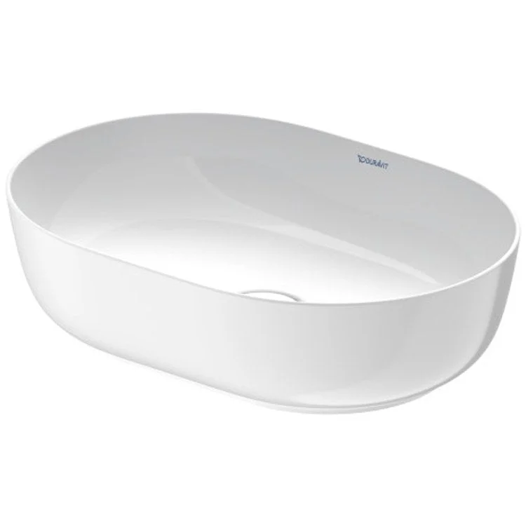 Lavatory Sink Luv Ground less Overflow 19-5/8 x 13-3/8 Inch Oval White/Sand Satin Matte