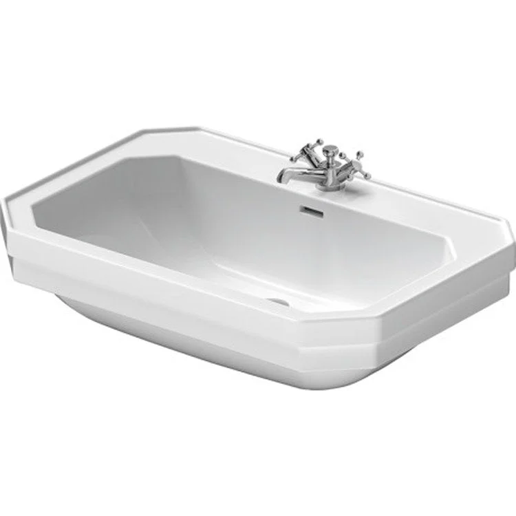 Lavatory Sink 1930 Series Wall Mount WonderGliss Surface Treatment with Overflow 21-5/8 x 31-1/2 Inch Rectangle