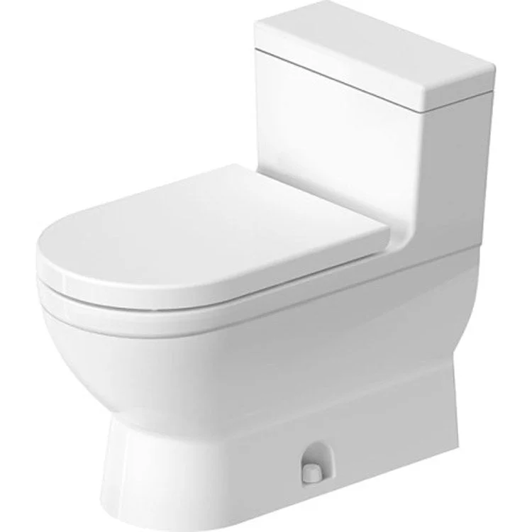 Toilet Starck 3 1 Pieces HygieneGlaze White Elongated 27-1/8 Inch