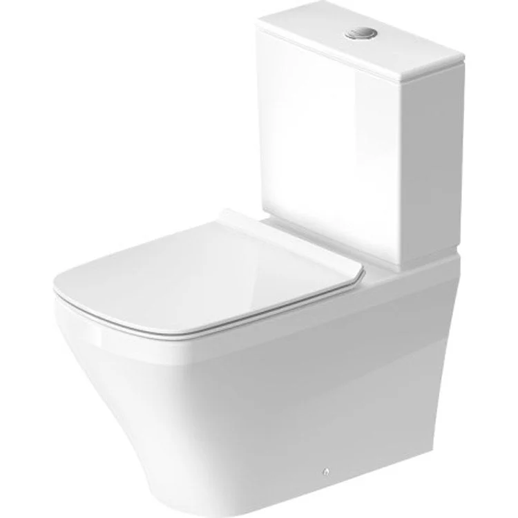 Toilet Bowl DuraStyle Elongated Close Coupled WonderGliss 1 Piece Surface Treatment White 16-1/2 Inch 1.6 Gallons per Flush Ceramic