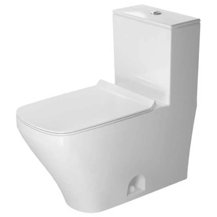 Toilet Bowl DuraStyle Elongated 1 Piece White 28-1/2 Inch 1.32 Gallons per Flush 12 Inch Rough-In Ceramic Floor Mount Dual Flush 12 Inch Rough-In