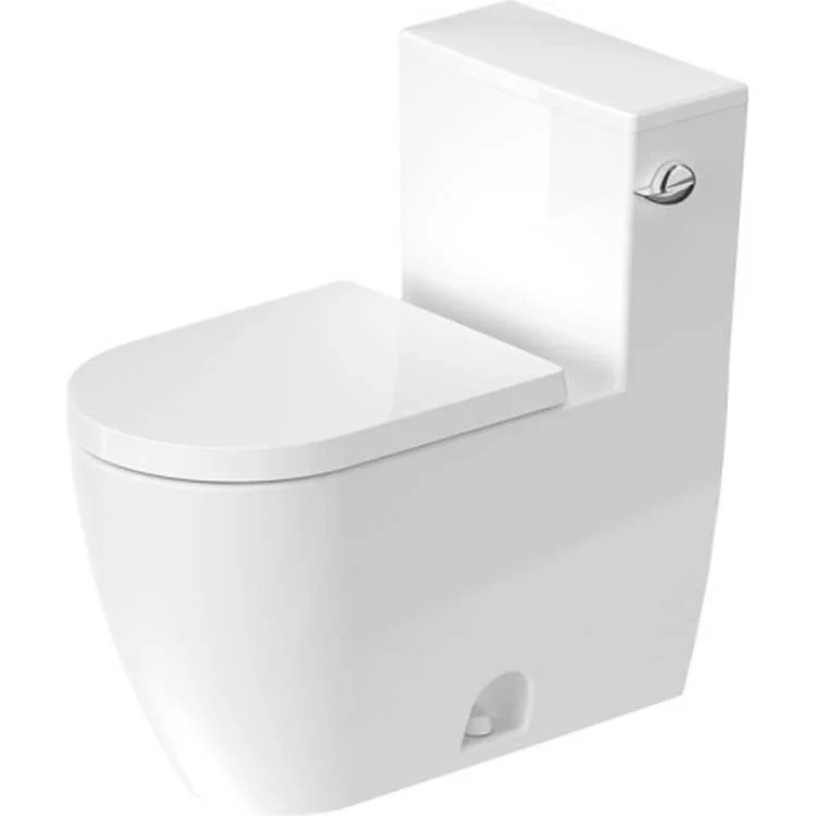 Toilet ME by Starck 1 Piece Rimless White Elongated 28-7/8 Inch 1.28 Gallon per Flush 12 Inch Rough-In Ceramic Syphonic Left