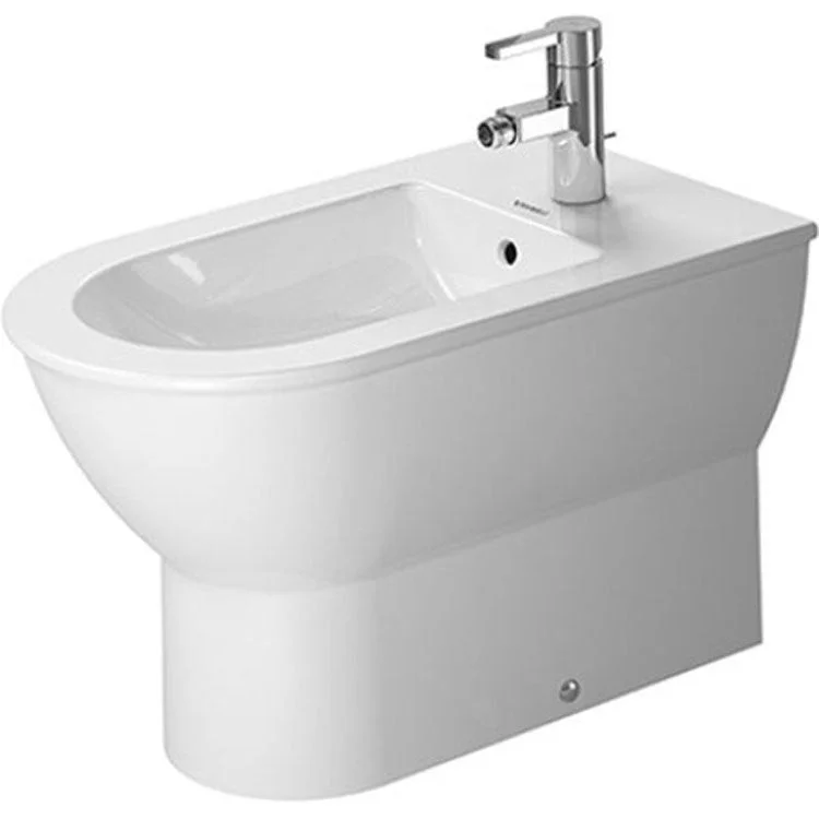 Bidet Darling New 1 Hole White 14-5/8 x 24-3/4 Inch Vitreous China