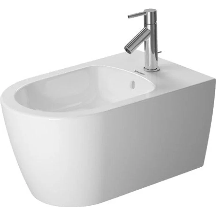 Bidet ME by Starck 1 Hole White Vitreous China Wall Mount 22-1/2 Inch