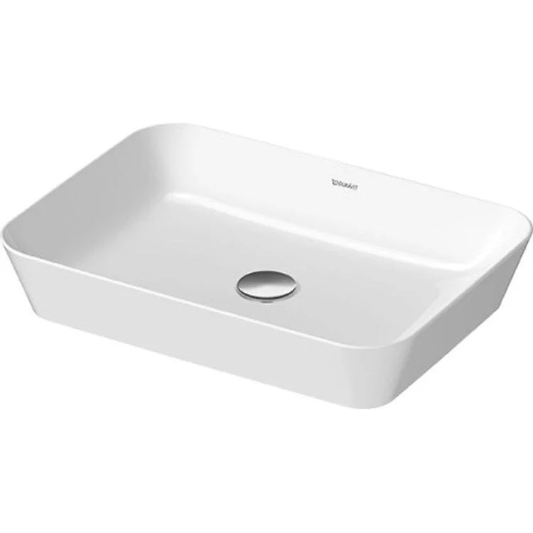 Lavatory Sink Cape Cod Above Counter Less Overflow 21-5/8 x 15-3/4 Inch Rectangle White