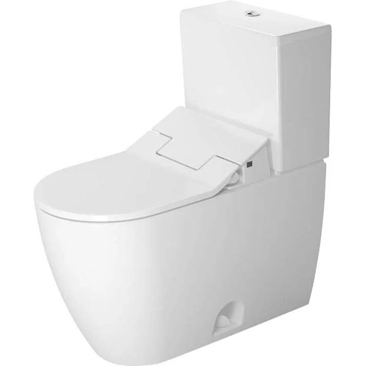 Toilet ME by Starck 2 Piece Close Coupled with SensoWash Seat White Elongated 16-1/2 Inch 1.28 Gallons per Flush 12 Inch Rough-In Ceramic