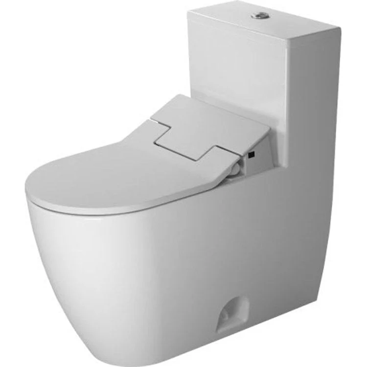 Toilet ME by Starck 1 Piece Slim with SensoWash Seat & Slow Close Thin Bidet White Elongated 16-1/2 Inch 1.32 Gallons per Flush 12 Inch Rough-In Ceramic