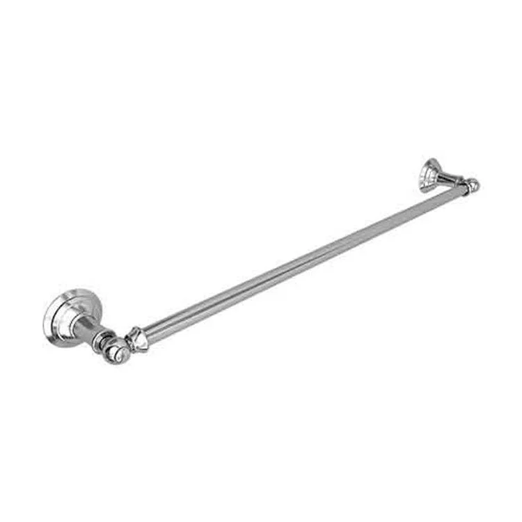 Towel Bar Garnsey 18 Inch Single Polished Chrome Brass 3-3/8 Inch Extension from Wall