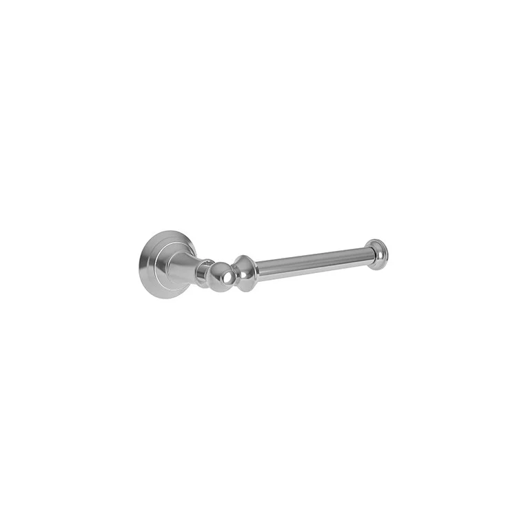 Toilet Paper Holder Garnsey 1 Post Open Polished Chrome Brass 7-3/4 Inch 3-3/8 Inch Wall Mount