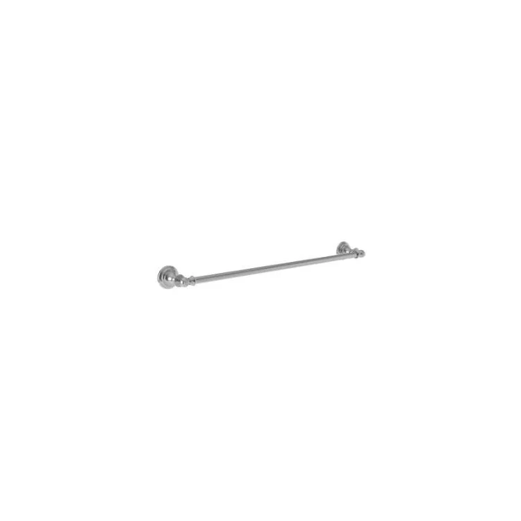 Towel Bar Pavin 24 Inch Single Polished Chrome Brass 3-3/8 Inch Extension from Wall