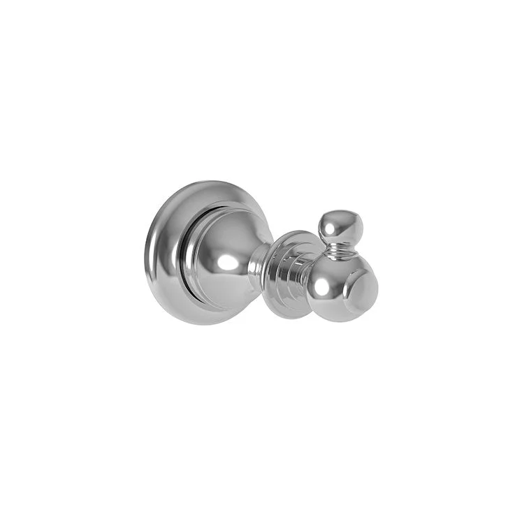 Robe Hook Pavin Single Polished Chrome 2-3/16 Inch 3-1/3 Inch Wall Mount Brass