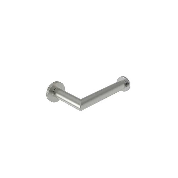 Toilet Paper Holder Ashberg 1 Post Open Satin Nickel Brass 6 Inch 3-3/8 Inch Wall Mount