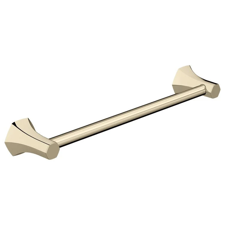 Towel Bar Locarno 18 Inch Single Polished Nickel Metal 3-1/2 Inch