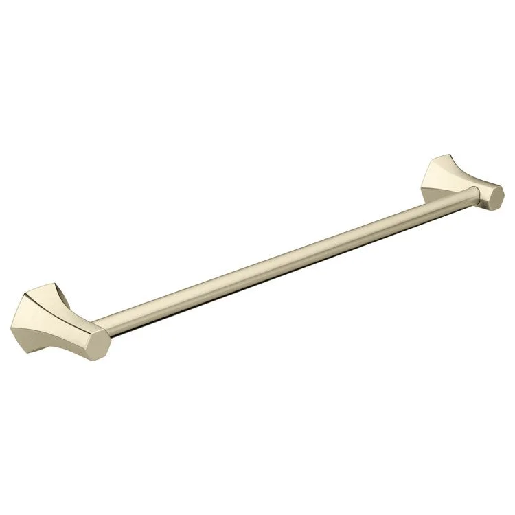 Towel Bar Locarno 24 Inch Single Brushed Nickel Metal 3-1/2 Inch