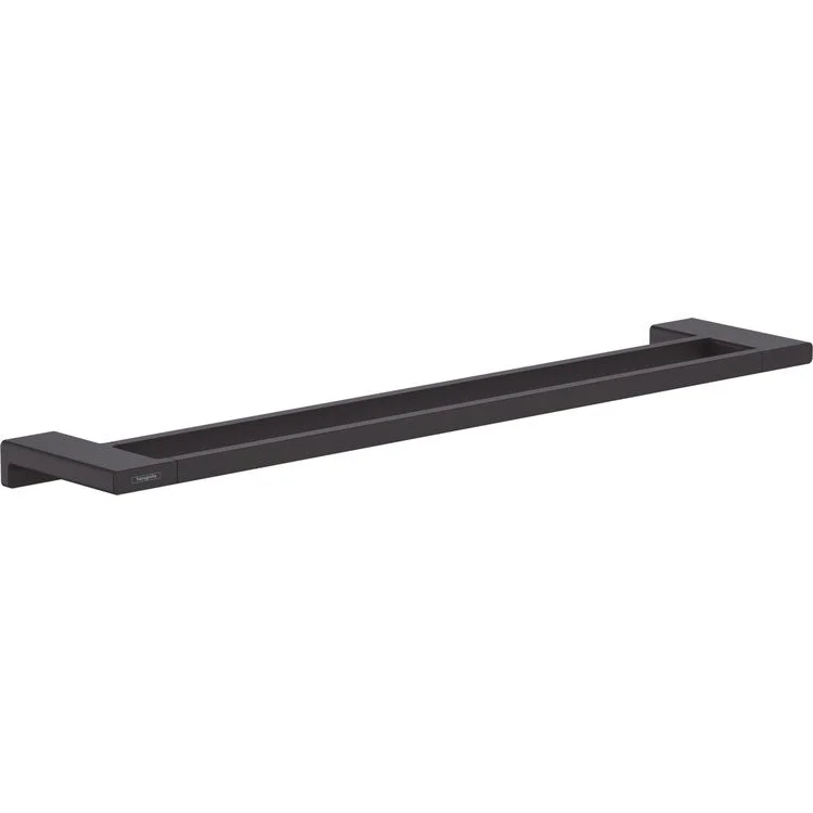 Towel Bar AddStoris 26 Inch Dual Matte Black Metal 4-7/8 Inch