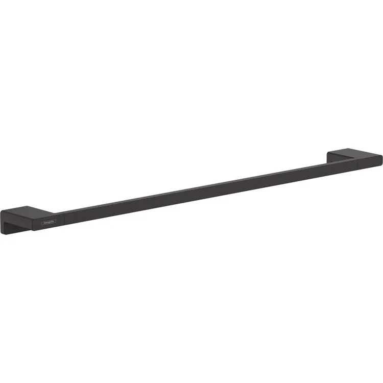 Towel Bar AddStoris 24 Inch Single Matte Black Metal 2-3/4 Inch Wall Mount