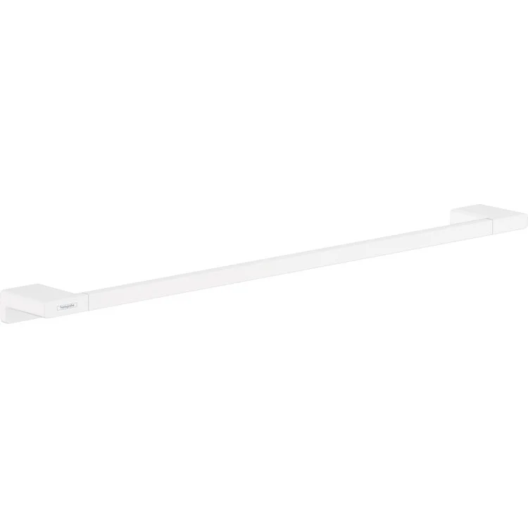 Towel Bar AddStoris 24 Inch Single Matte White Metal 2-3/4 Inch Wall Mount