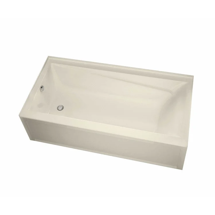 Tub Exhibit AFR 60 x 32 Inch Alcove Combined Whirlpool Aeroeffect Right Hand Bone Acrylic