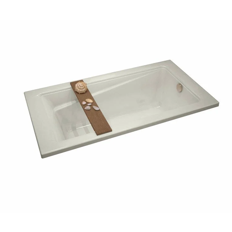 Tub Exhibit 60 x 32 Inch Drop-in Combined Whirlpool Aeroeffect End Biscuit Acrylic