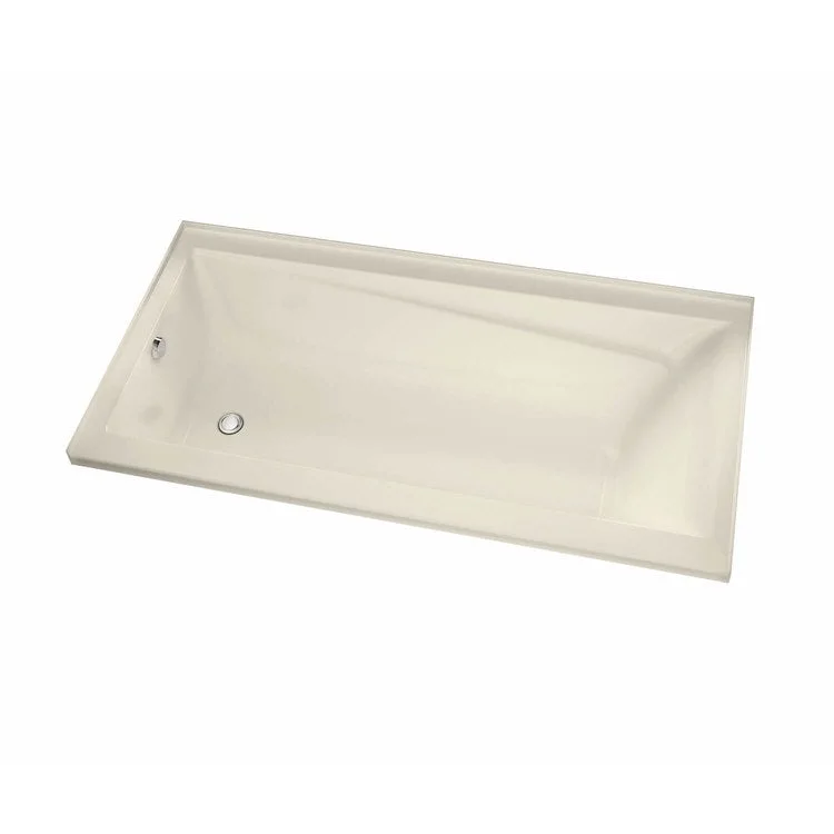 Tub Exhibit 60 x 32 Inch Alcove Whirlpool Right Hand Bone Acrylic