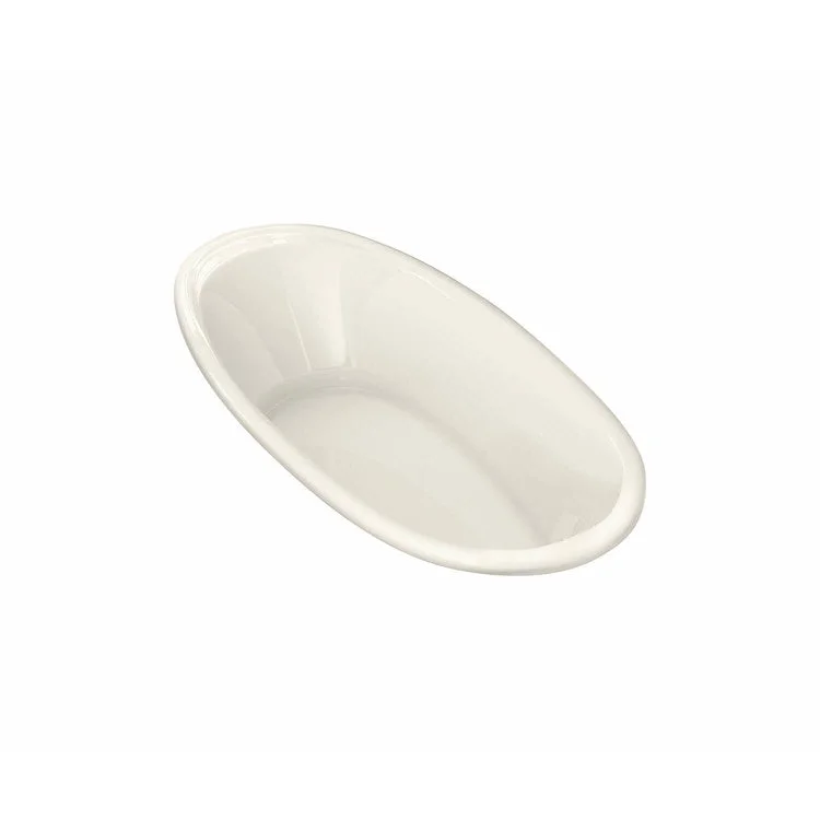 Tub Saturna 60 x 36 Inch Drop-in Whirlpool Center Biscuit Acrylic