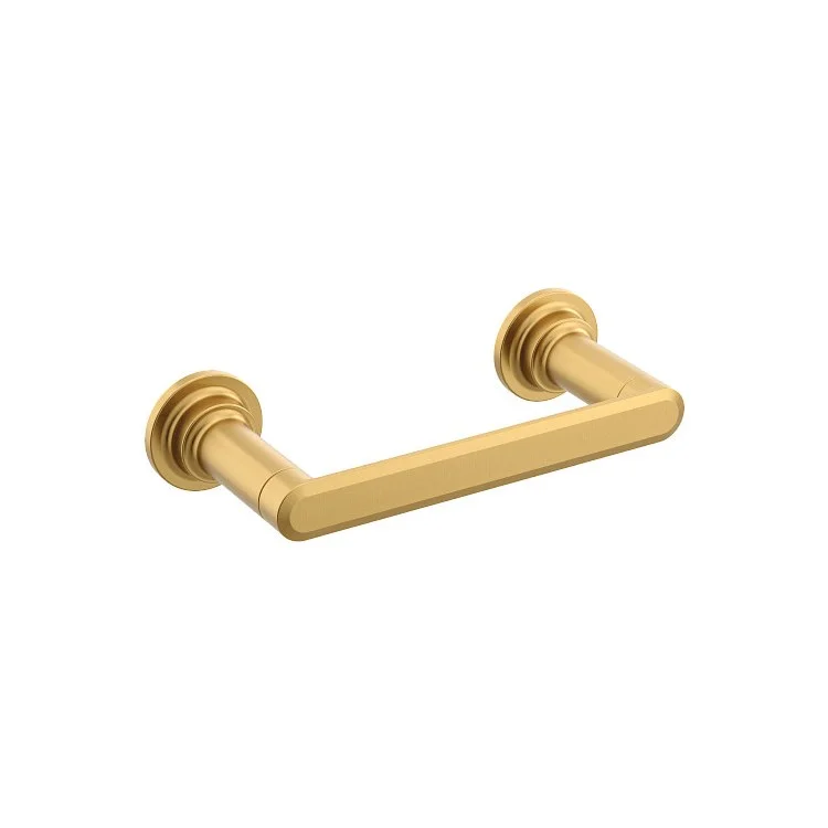 Toilet Paper Holder Greenfield Brushed Gold Zinc 6-1/2 Inch 3-1/2 Inch Wall