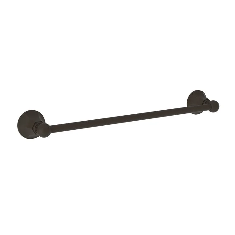 Towel Bar Metropole 18 Inch Oil Rubbed Bronze Brass 3-1/9 Inch