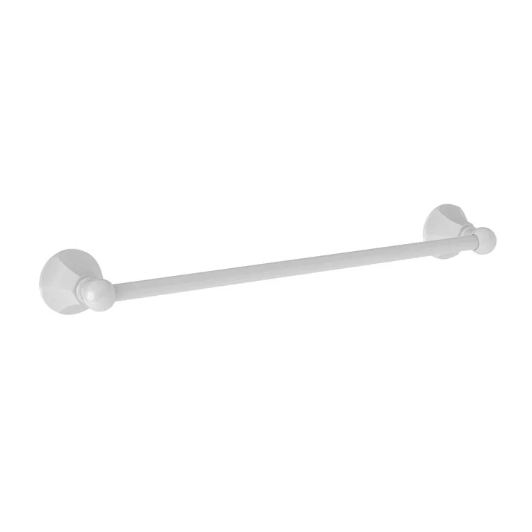 Towel Bar Metropole 18 Inch White Brass 3-1/9 Inch