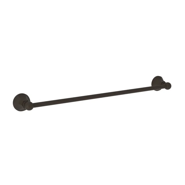 Towel Bar Metropole 24 Inch Oil Rubbed Bronze Brass 3-1/9 Inch