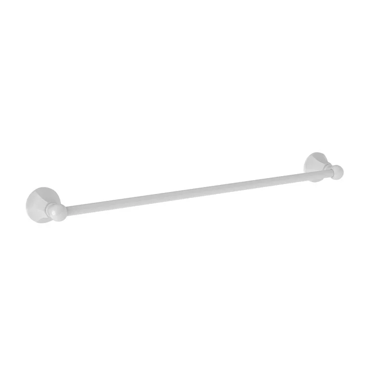 Towel Bar Metropole 24 Inch White Brass 3-1/9 Inch