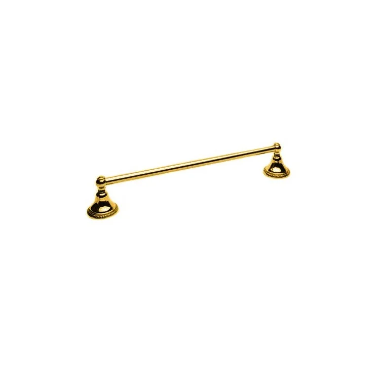 Towel Bar Amisa 24 Inch Satin Gold PVD Brass 3 Inch