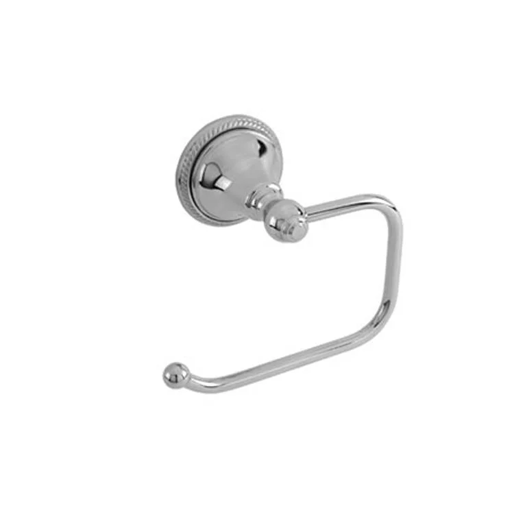 Toilet Paper Holder Amisa Open Roller Antique Nickel Brass 6-1/4 Inch 3-1/4 Inch Wall Mount