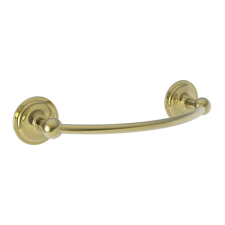 Towel Bar Miro 8 Inch Polished Brass Uncoated Living Brass 3-9/16 Inch