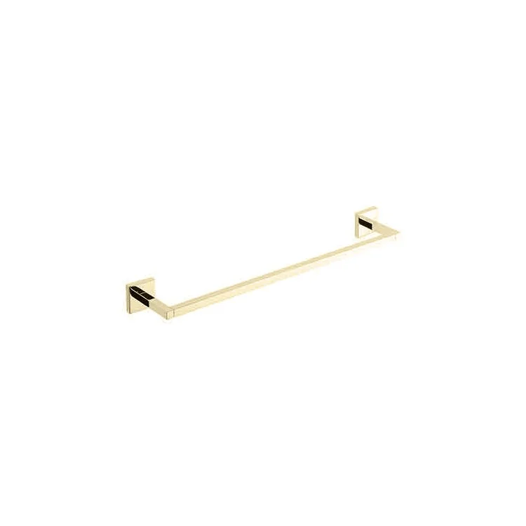 Towel Bar Cube 2 24 Inch Square Plate French Gold PVD Brass 3-1/4 Inch