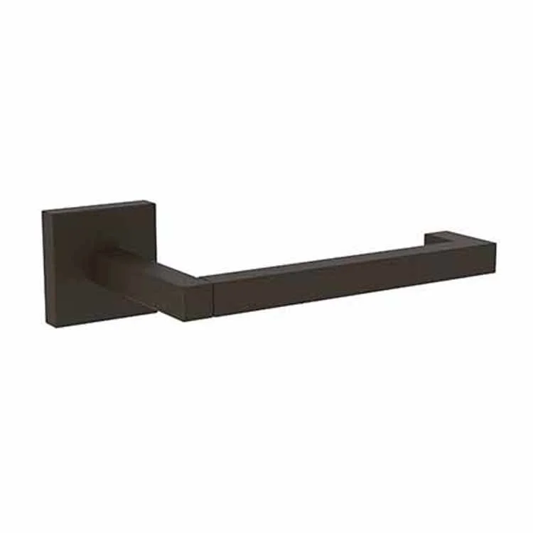 Toilet Paper Holder Cube 2 Open Roller Oil Rubbed Bronze Metal 6-3/8 Inch 3-1/4 Inch Wall Mount