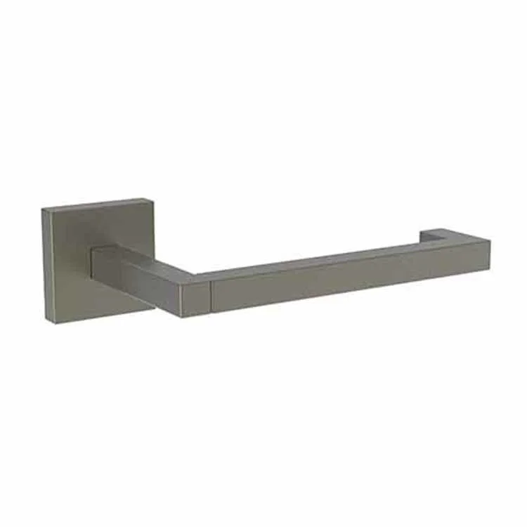 Toilet Paper Holder Cube 2 Open Roller Gun Metal 6-3/8 Inch 3-1/4 Inch Wall Mount