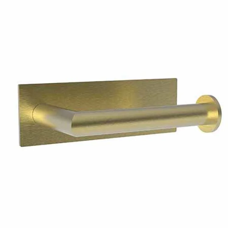 Toilet Paper Holder Metro Open Roller Satin Brass PVD Brass 6-3/4 Inch 3-2/3 Inch Wall Mount