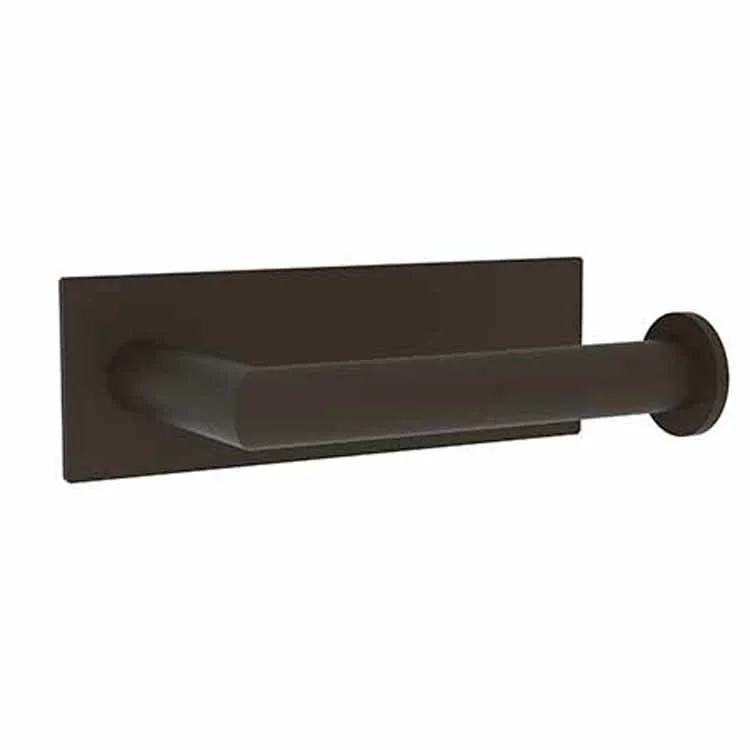 Toilet Paper Holder Metro Open Roller Oil Rubbed Bronze Brass 6-3/4 Inch 3-2/3 Inch Wall Mount