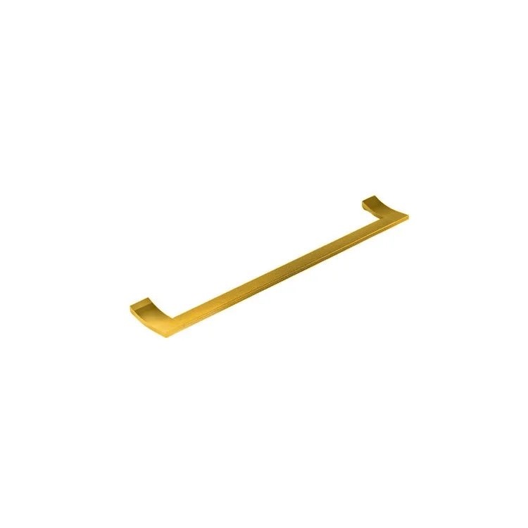 Towel Bar Secant 24 Inch Satin Gold PVD Brass 3-1/2 Inch